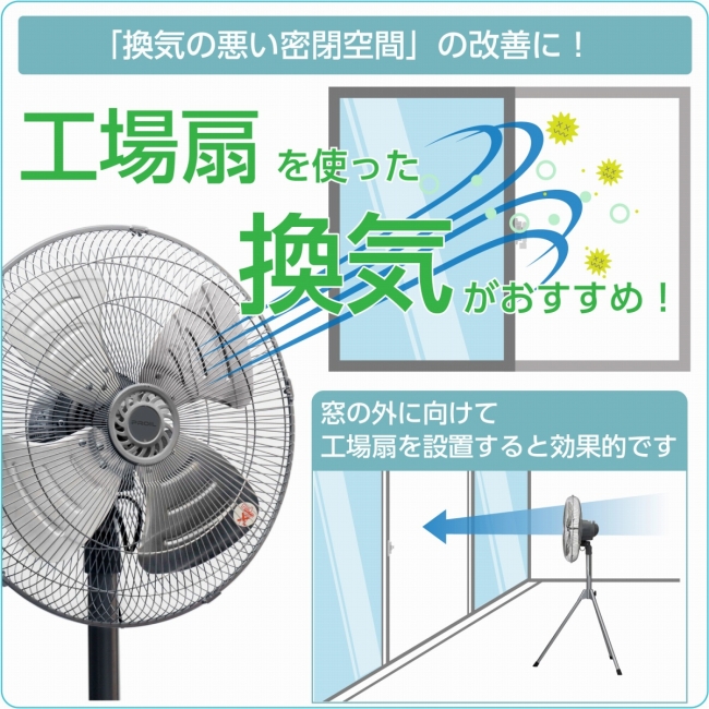 プロイル 業務用扇風機 工場用扇風機 45cm 据置き型 アルミ羽根 首振り 