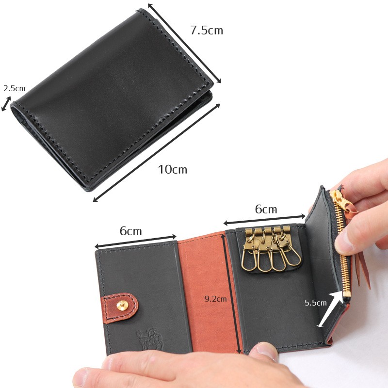 【未使用】REGAL コードバン キーケース ＆靴べら  約5cm x 11cm キプリス】スマートキーケース□新コードバン＆ベジタブルタンニン