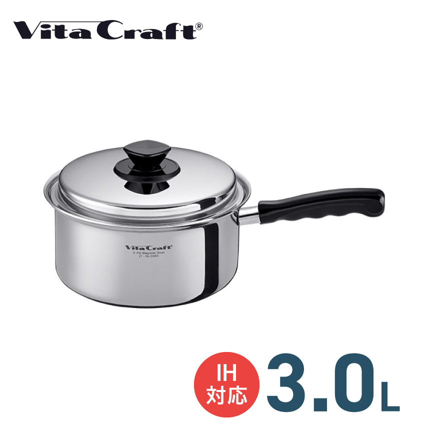 Vita Craft 片手鍋 3.0L VITA CRAFT ビタクラフト Vシリーズ