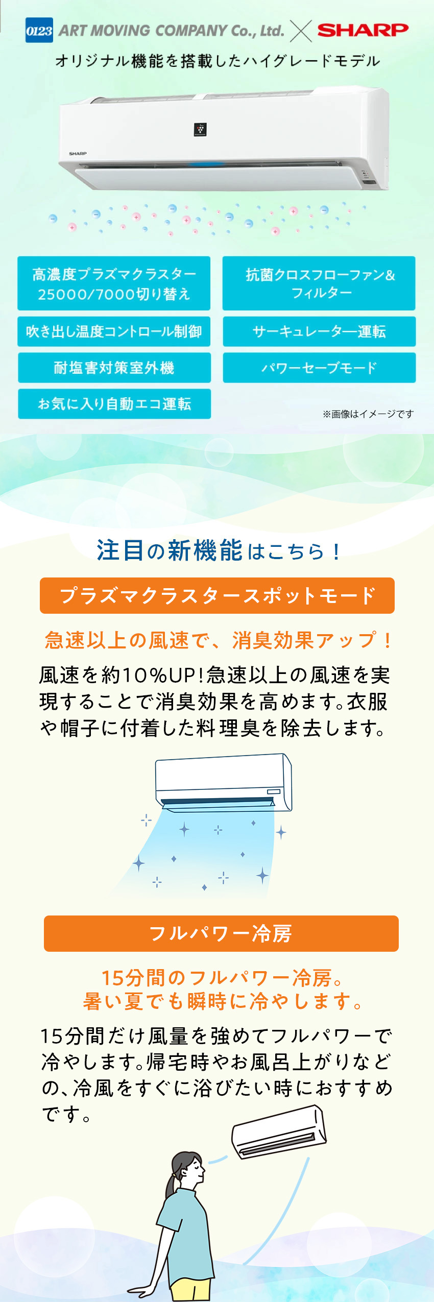 エアコン 6畳用 工事費込み シャープ AC-T22ATC : LIFE LUCK ヤフー店