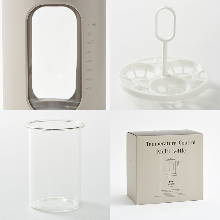 電気ケトル おしゃれ 温度設定 BRUNO ブルーノ 温度調理マルチケトル