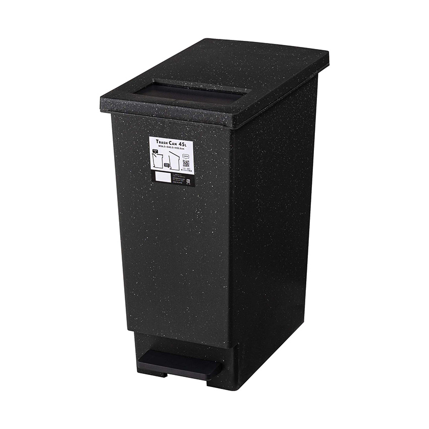 ゴミ箱 おしゃれ ごみ箱 LFS-861 東谷 トラッシュカン 45L ブラック