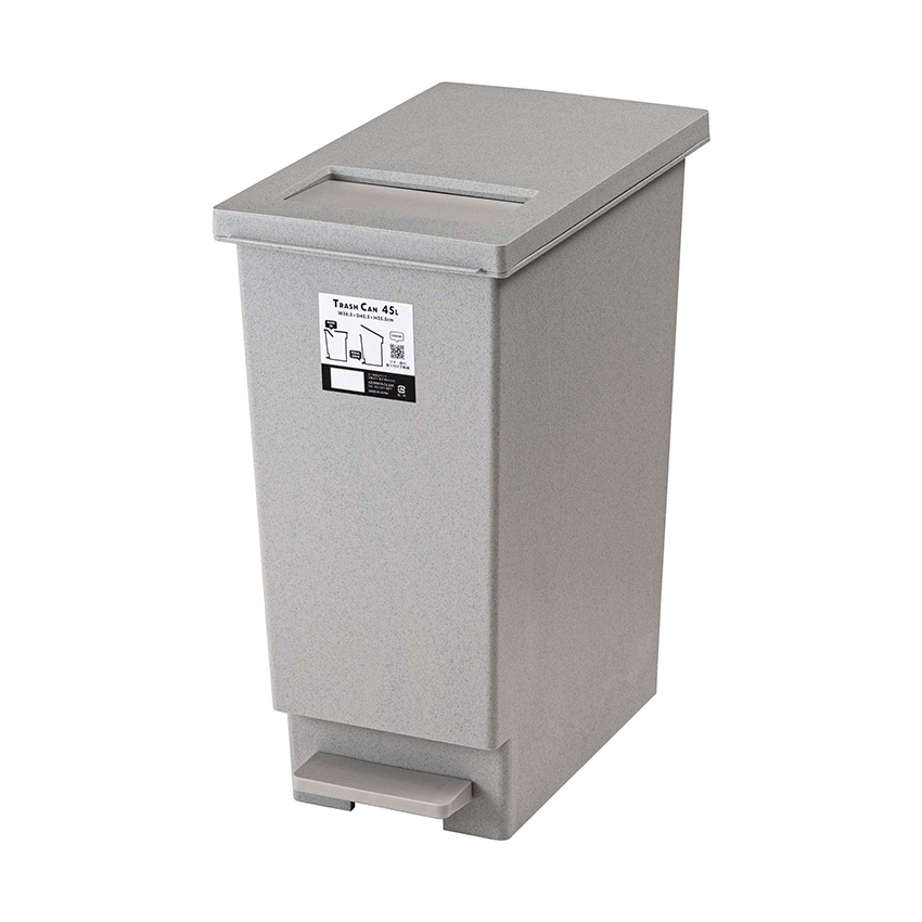 ゴミ箱 おしゃれ ごみ箱 LFS-861 東谷 トラッシュカン 45L ブラック