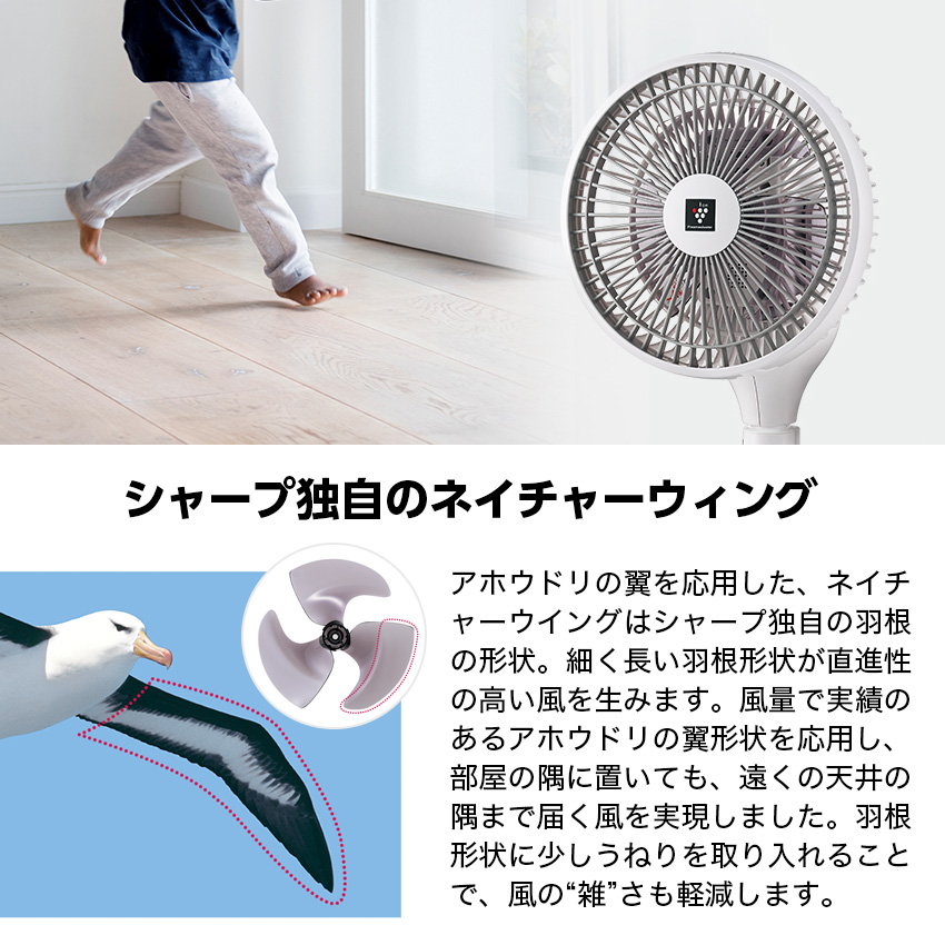 SHARP 扇風機 シャープ プラズマクラスター扇風機 3Dサーキュ