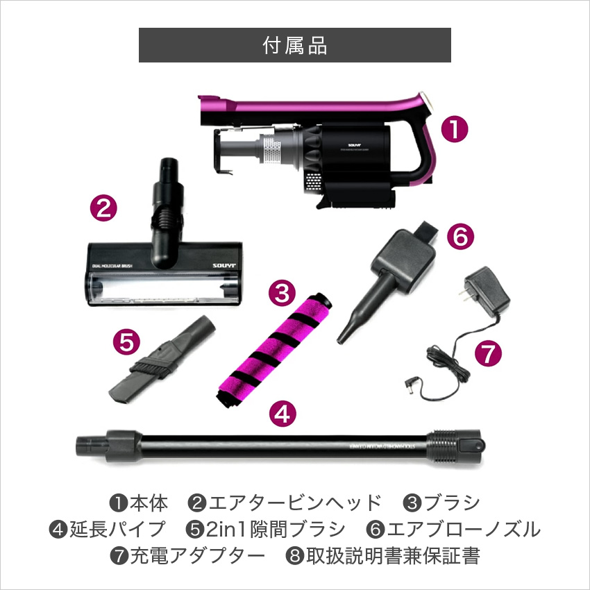 ハイパワー コードレス掃除機 SY-136