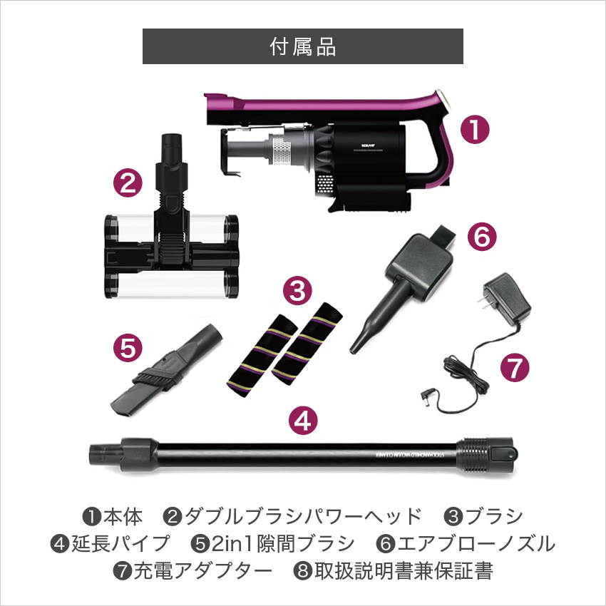 ハイパワー コードレス掃除機 SY-136