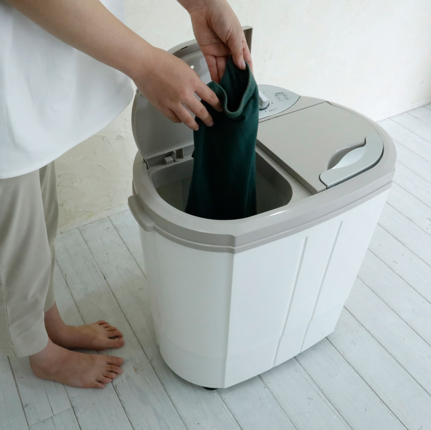シービージャパン ウォッシュマン コンパクト2槽式洗濯機 TOM