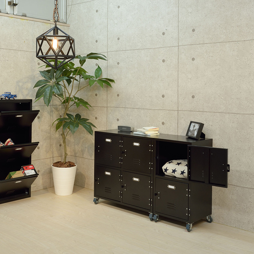 【未使用級】東谷 Azumaya ラルド チェスト4D TPN-31GR チェスト おしゃれ スリムチェスト ロッカー 東谷 ラルド チェスト4D