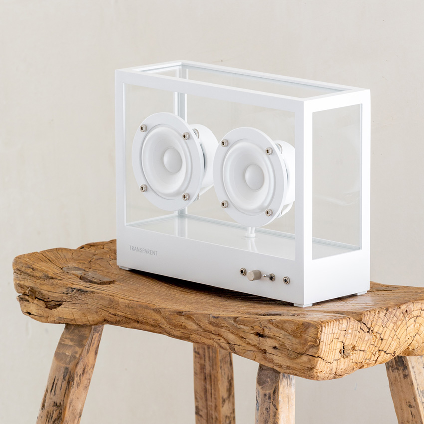 TRANSPARENT ワイヤレススピーカー ホワイト 楽天市場】【ポイント10倍】TRANSPARENT SMALL SPEAKER