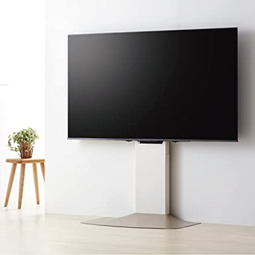 美品 朝日木材 ～60V型対応テレビ台 ハイタイプ 家財便送料無料 e-dollar_292-00014