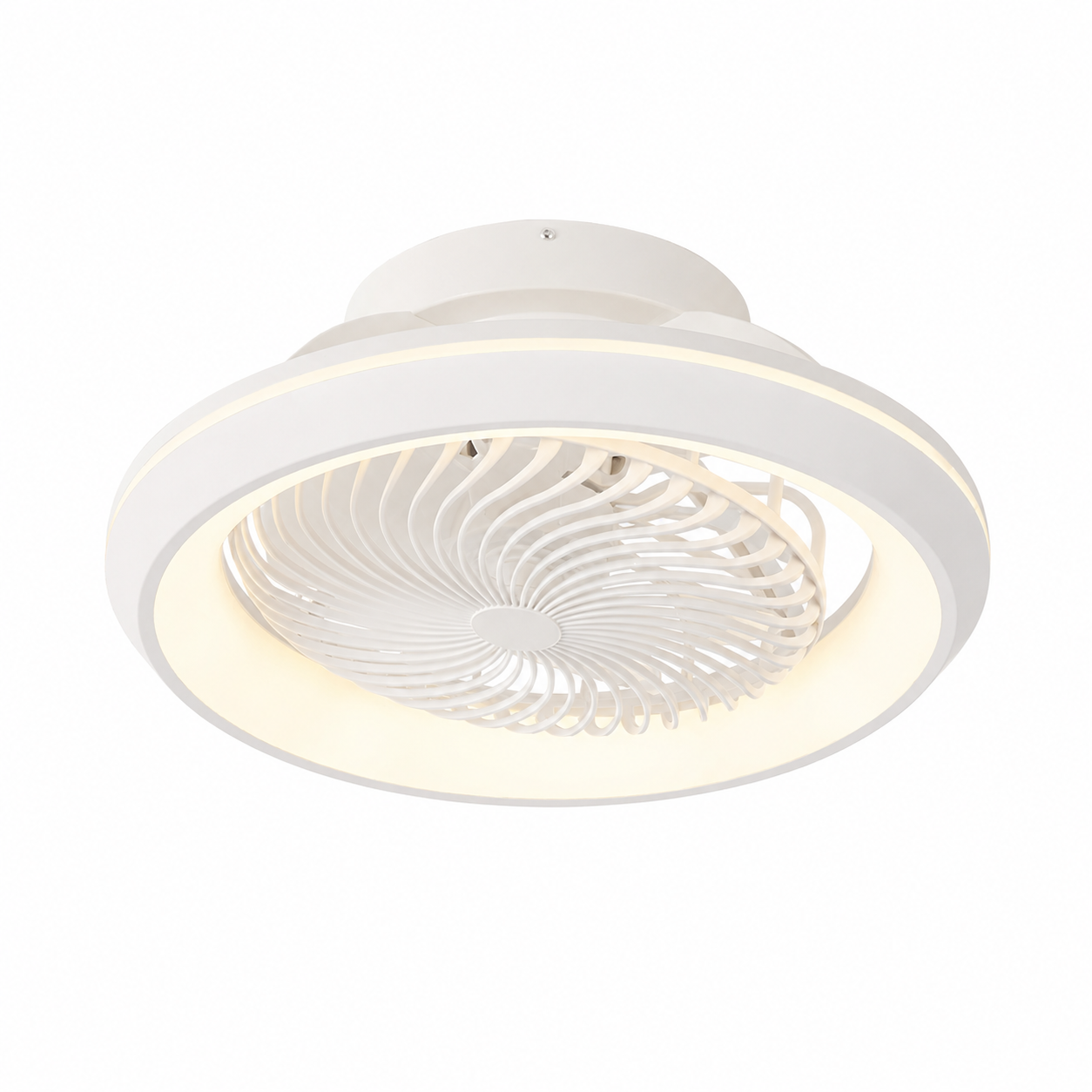 新入荷]シーリングファンライト 360°首振り ファン付き照明 1台2役 DC