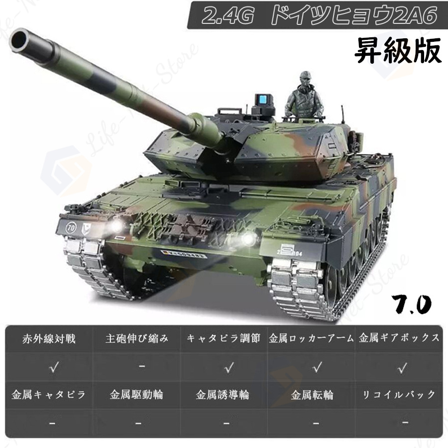 Life-Net-StoreHENG LONG 16 ラジコン戦車 プラモデル ドイツ ...