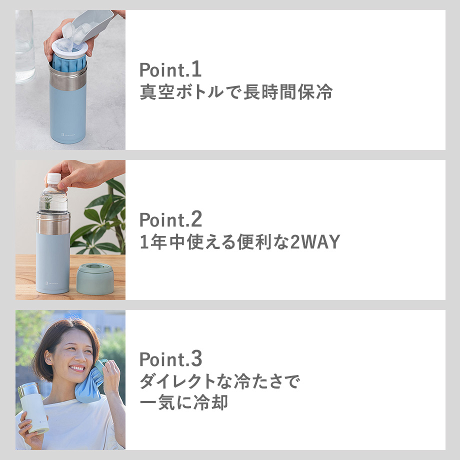 氷のう付ペットボトルホルダー LCACL003...の詳細画像2