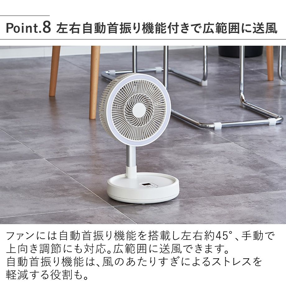 Life on Products（ライフオンプロダクツ） 扇風機 折りたたみ