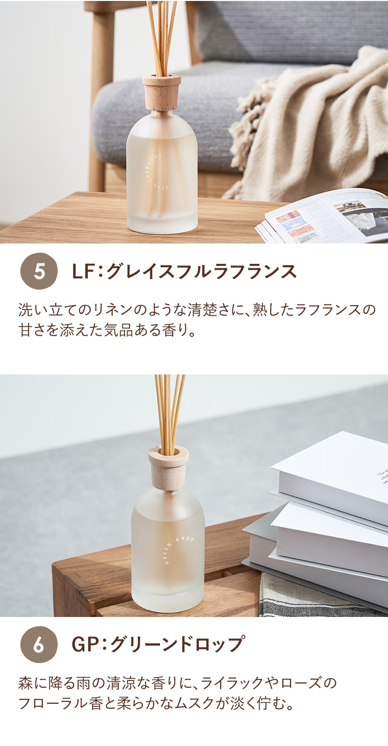 mercyu NordicCollection倒れてもこぼれにくいリードディフューザー