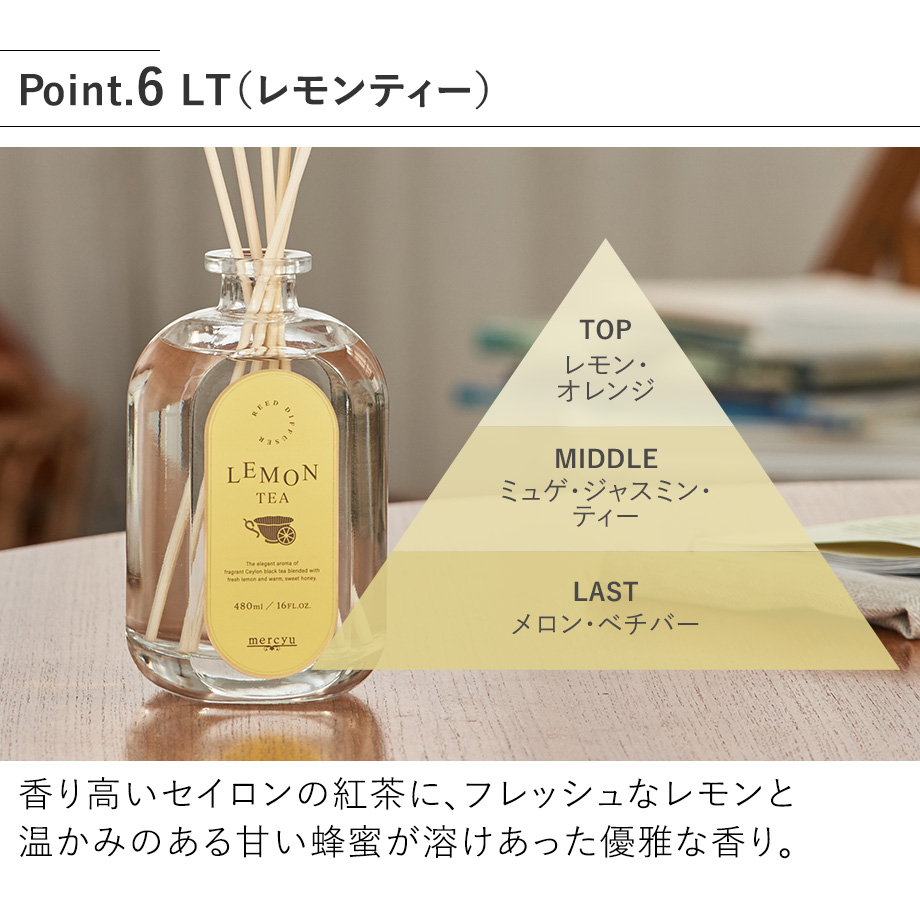 Ib グッズ 紅茶缶 ルームフレグランス mercyu リードディフュザー 480ml MRU-139 メルシーユー 公式店 紅茶