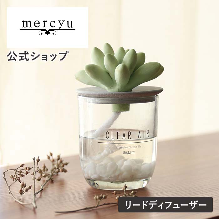 リードディフューザー 容器 スティック MRU-91 mercyu メルシーユー ルームフレグランス ボタニカル 香り 多肉植物 Nordic Collection ボタニカル クリスマス