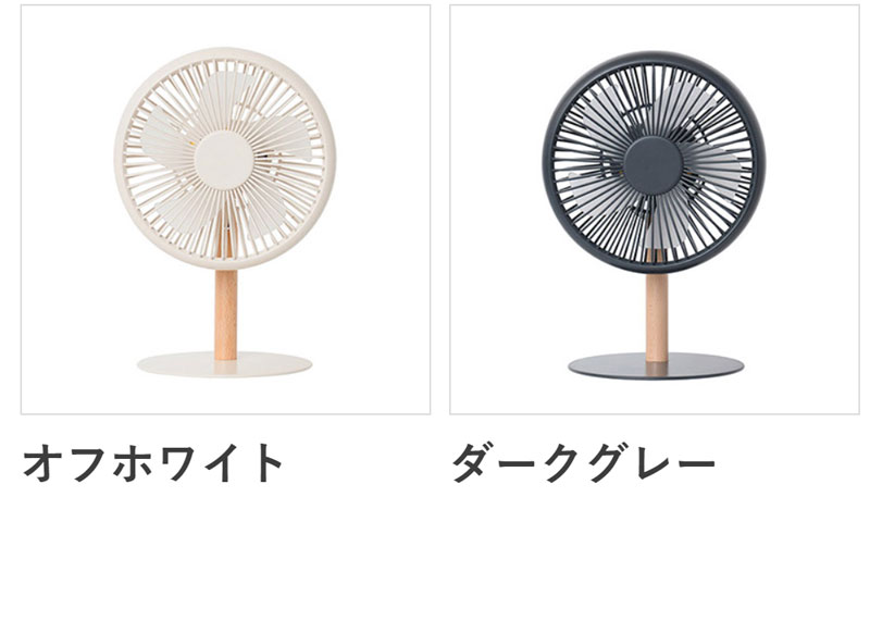 plus more ミニリビングファン LEDライト付き PBAF003 plusmore