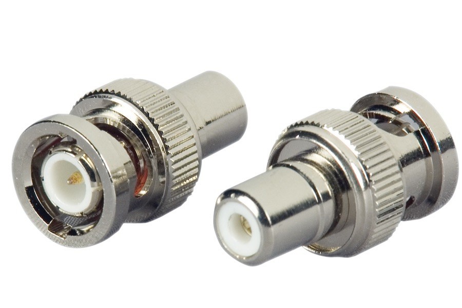 BNC オス - RCA メス 変換コネクター 10個セット 防犯カメラ 監視