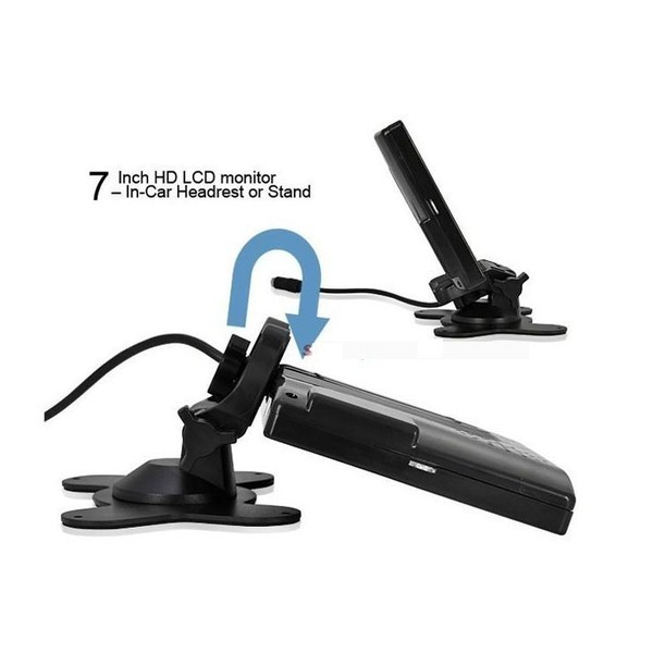 車載用？　カメラ4台とモニター 7インチ液晶モニター 小型バックカメラセット 12V車専用 防水