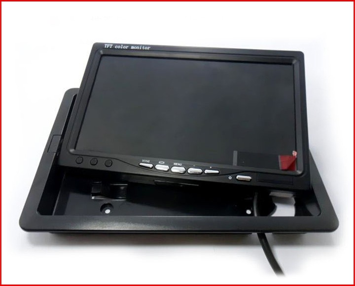 7インチ ミニオンダッシュ液晶モニター 12V/24V両用 リモコン切り替え