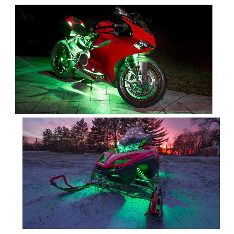 RGB LEDテープライト オートバイ バイクイルミネーション 装飾LED 高