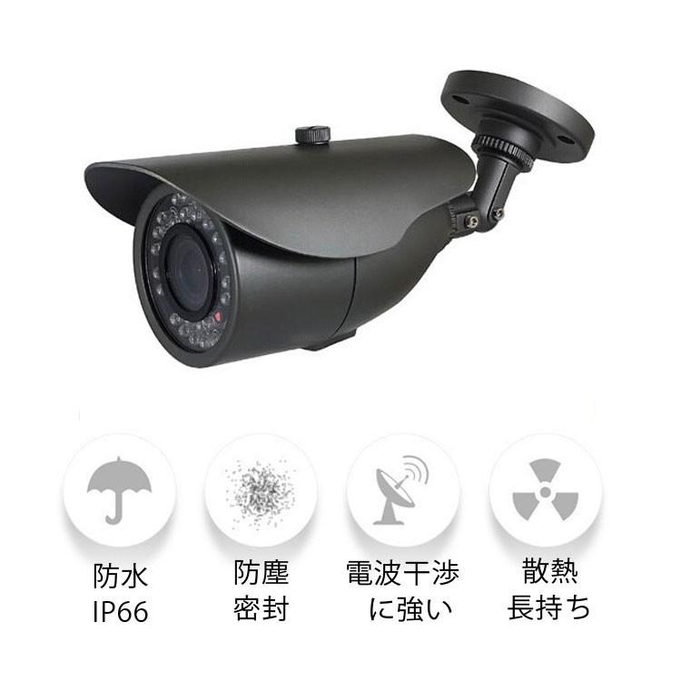 防犯カメラ　フル　HD 赤外線センター防犯カメラ CCTV防犯カメラ+20m映像ケーブルセット 赤外線LED36個 夜間 800TVL
