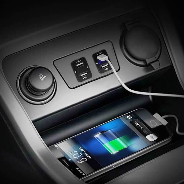 トヨタ車系用usb充電器 最大出力4 2a 5v スイッチホールに取り付け スマホ充電 電圧計 Toyota車専用 同時出力可能 Usb増設 12 24v Lp Tytusb3in1 Lp034 ライフパワーショップ 通販 Yahoo ショッピング