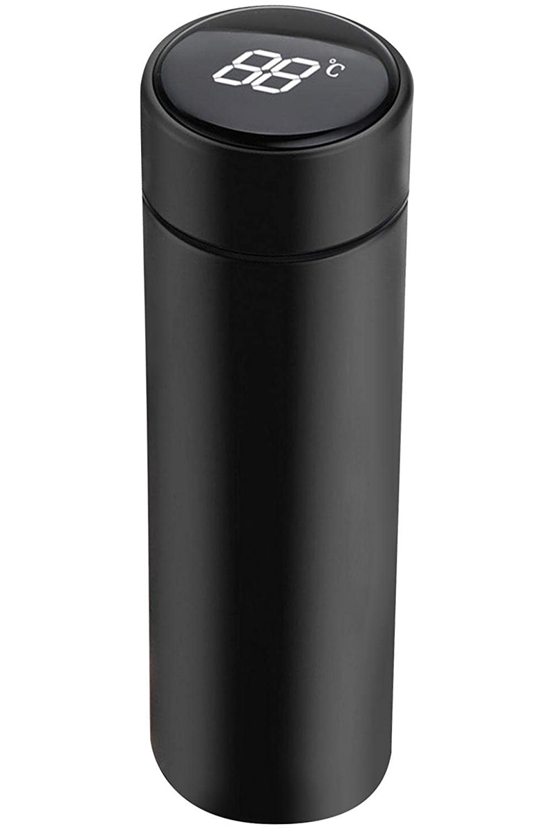 スマートカップ450ミリリットル飲む水等温スチールボトルマグ表示温度魔法瓶 スマートカップ450ミリリットル飲む水等温スチールボトルマグ
