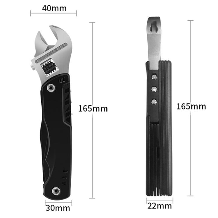 マルチツール 万能ミニツール ナイフ 多目的ツール モンキーレンチ 多