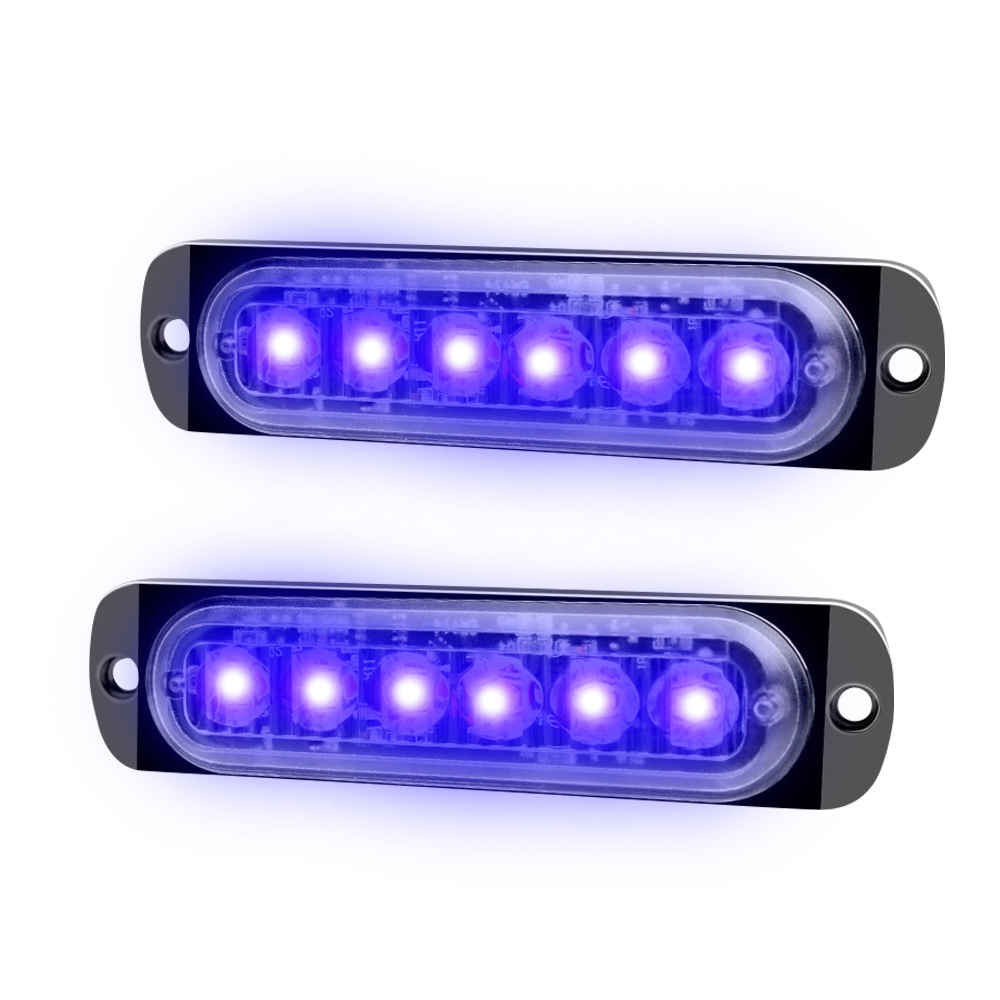 LEDストロボライト 2個セット 発光パターン17種類(設定可) 12V/24V対応