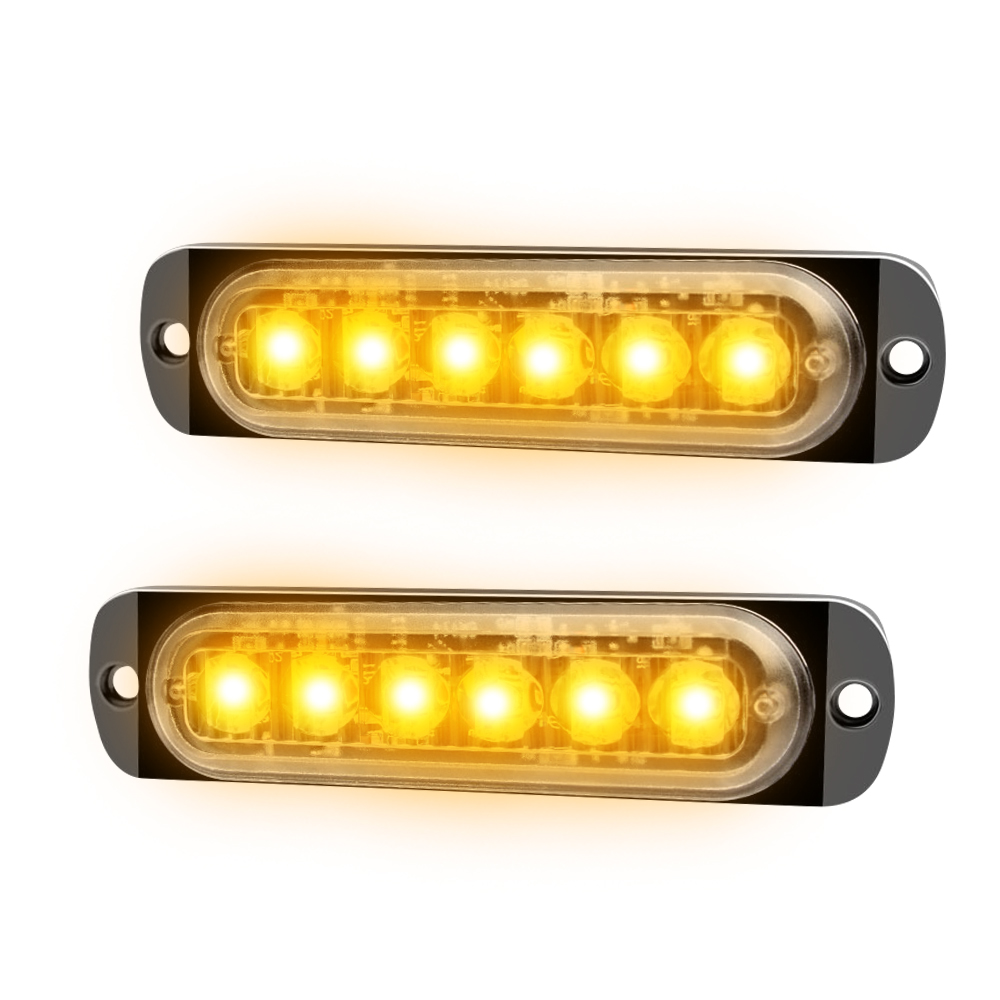 LEDストロボライト 2個セット 発光パターン17種類(設定可) 12V/24V対応