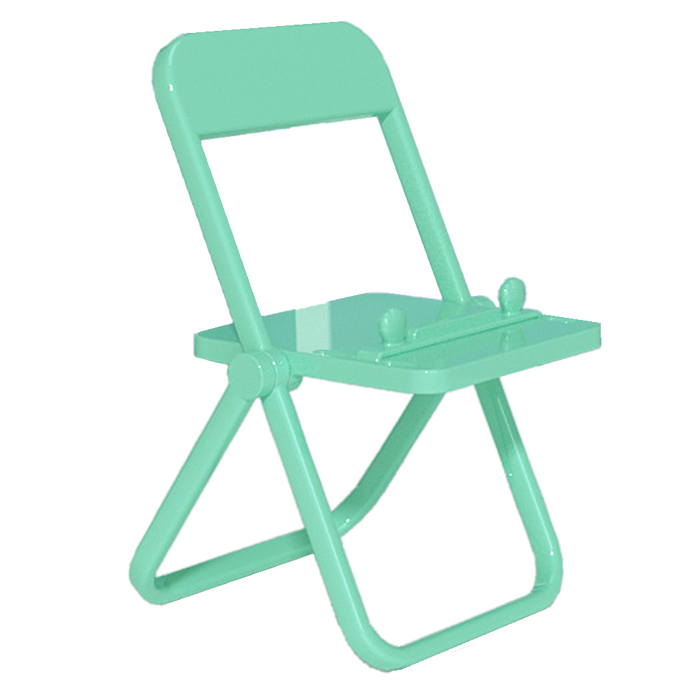 スマホスタンド パイプ椅子型 スマホホルダー ミニチュア