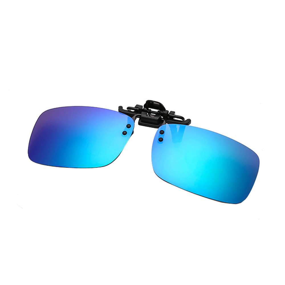 跳ね上げ式偏光レンズ クリップ式 挟むだけで簡単取付 ケース付 メンズ レディース汎用 クリップオン メガネの上からかけるサングラス 釣り スキー LP-HKL100｜lifepowershop｜02