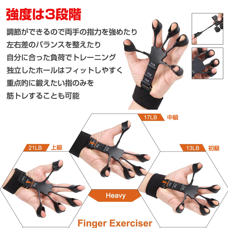 指伸展器 指の強化に 握力を鍛える 指の力を鍛える 指トレーニング
