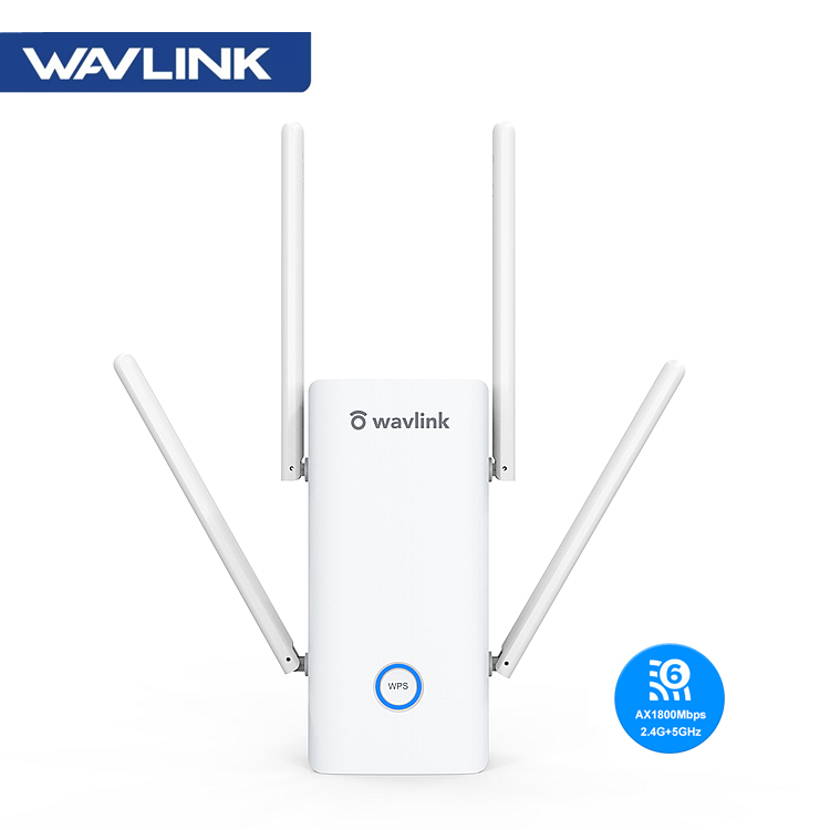WAVLINK 無線LAN中継機 技適認証 Wi-Fi6対応 AX1800 デュアルバンド