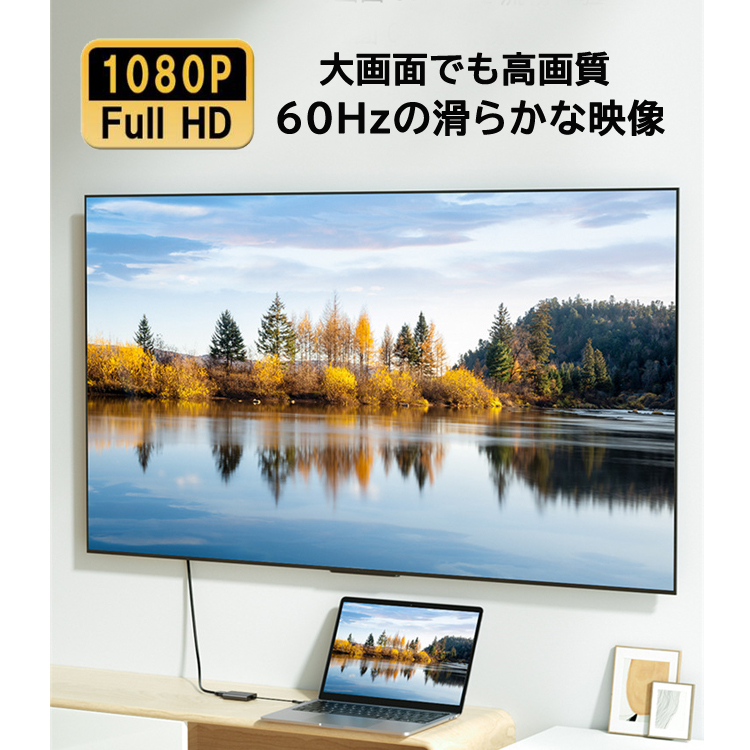 MacBook デュアルHDMIアダプター M1/M2/M3対応 MacBook用HDMI拡張アダプタ M1/M2対応 マルチスクリーン