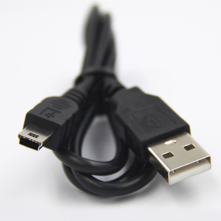 miniUSBケーブル ミニUSB Bコネクタ ブラック 給電 データ通信対応