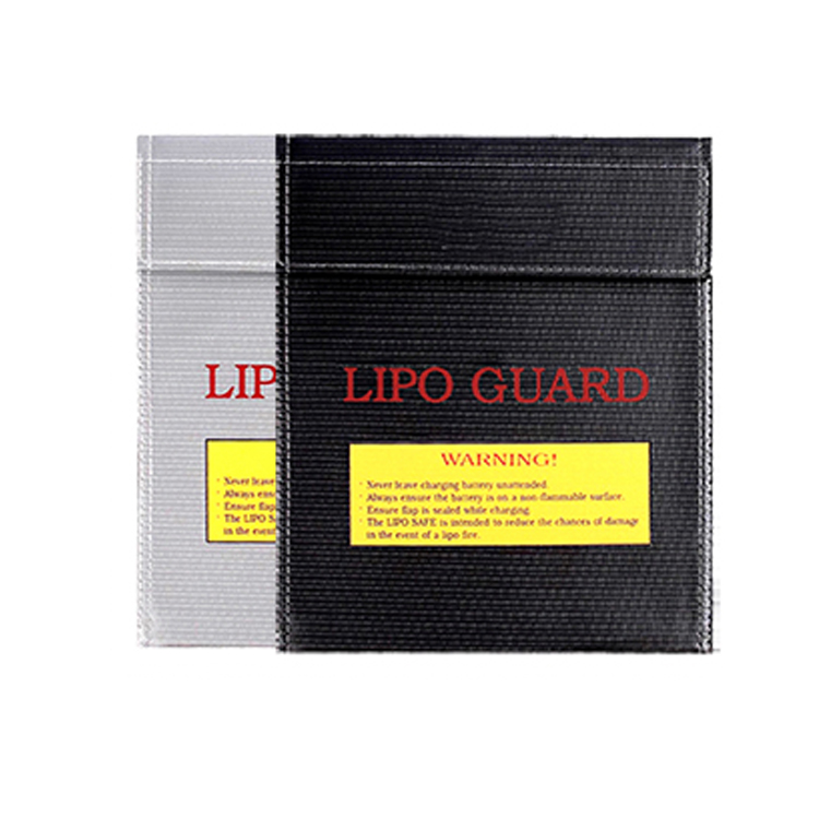 セーフティーバッグ2枚 防火袋 耐火ポーチ LiPoGuard 防火 防爆 防災
