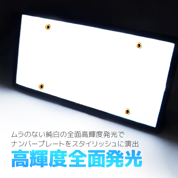 大型車用 LED字光式ナンバープレート 高輝度 全面発光 車両識別し