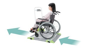 A＆D バリアフリースケール 車イス用 （標準型） AD-6106R : 生活計量