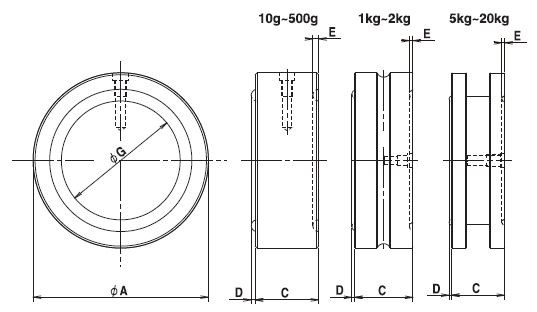 国内即発送 村上衡器 円盤型分銅 F2級 2kg 計測、検査 | gozimmer.co.il