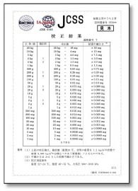 大正天びん（新光電子） JCSS校正サービス 分銅 クラスE （E2相当） 100g-