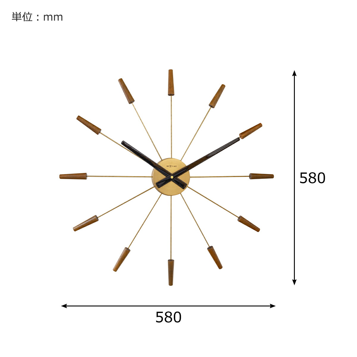 ほぼ未使用 NEXTIME 壁掛け時計 2610ZW ウォールクロック