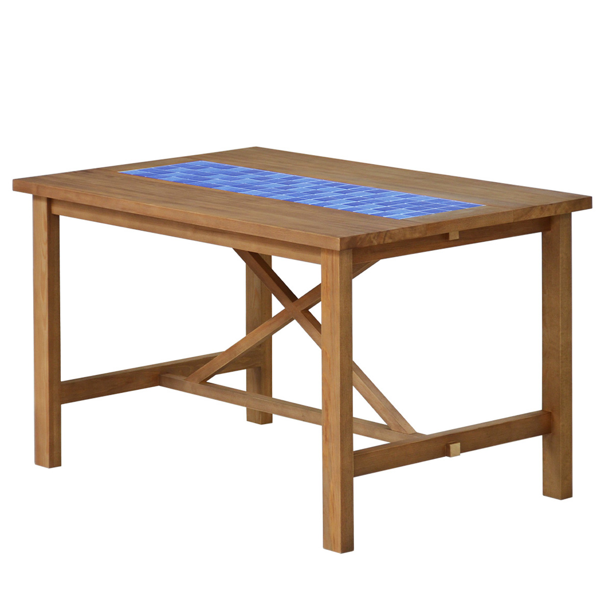 ダイニングテーブル 幅120 テーブル 単品 おしゃれ タイル 木製 北欧 