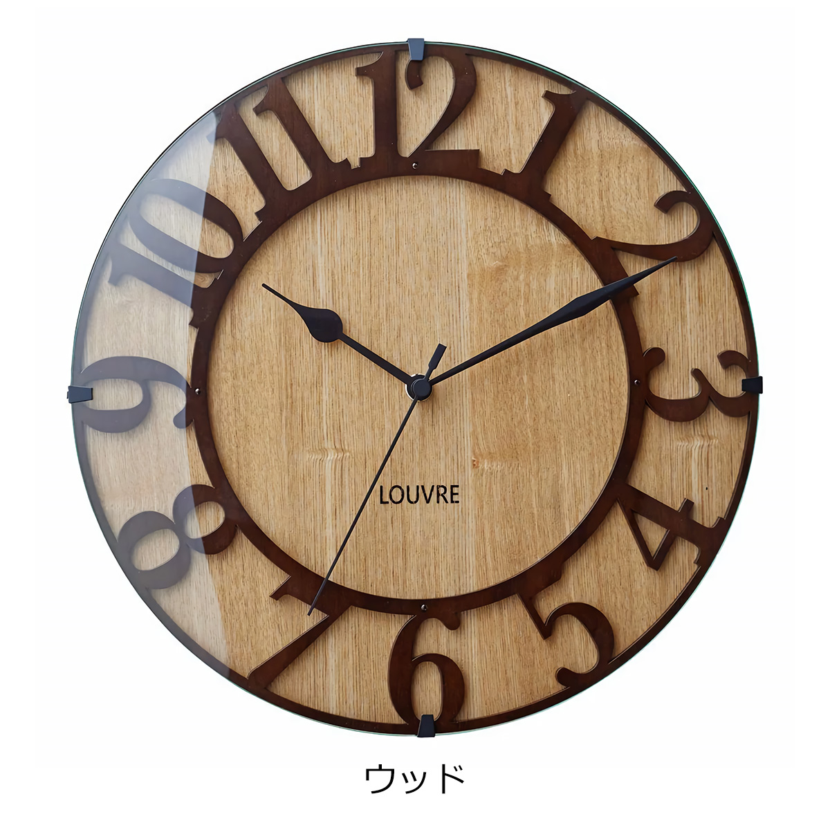 INTERFORM（インターフォルム） 壁掛け時計 電波 おしゃれ 電波時計