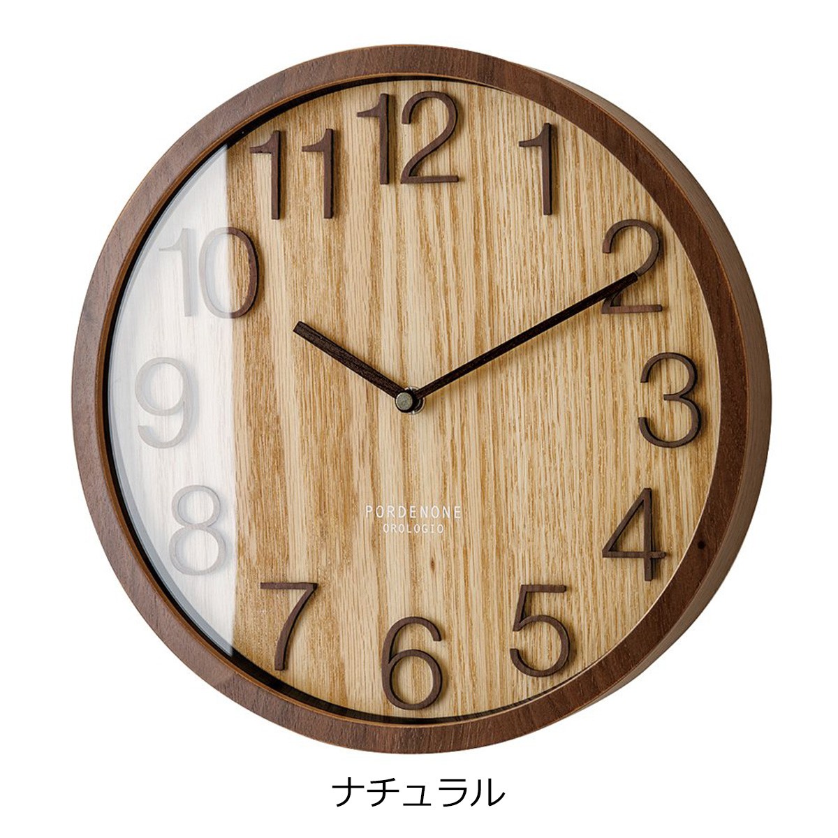 INTERFORM（インターフォルム） 壁掛け時計 電波 おしゃれ 電波時計