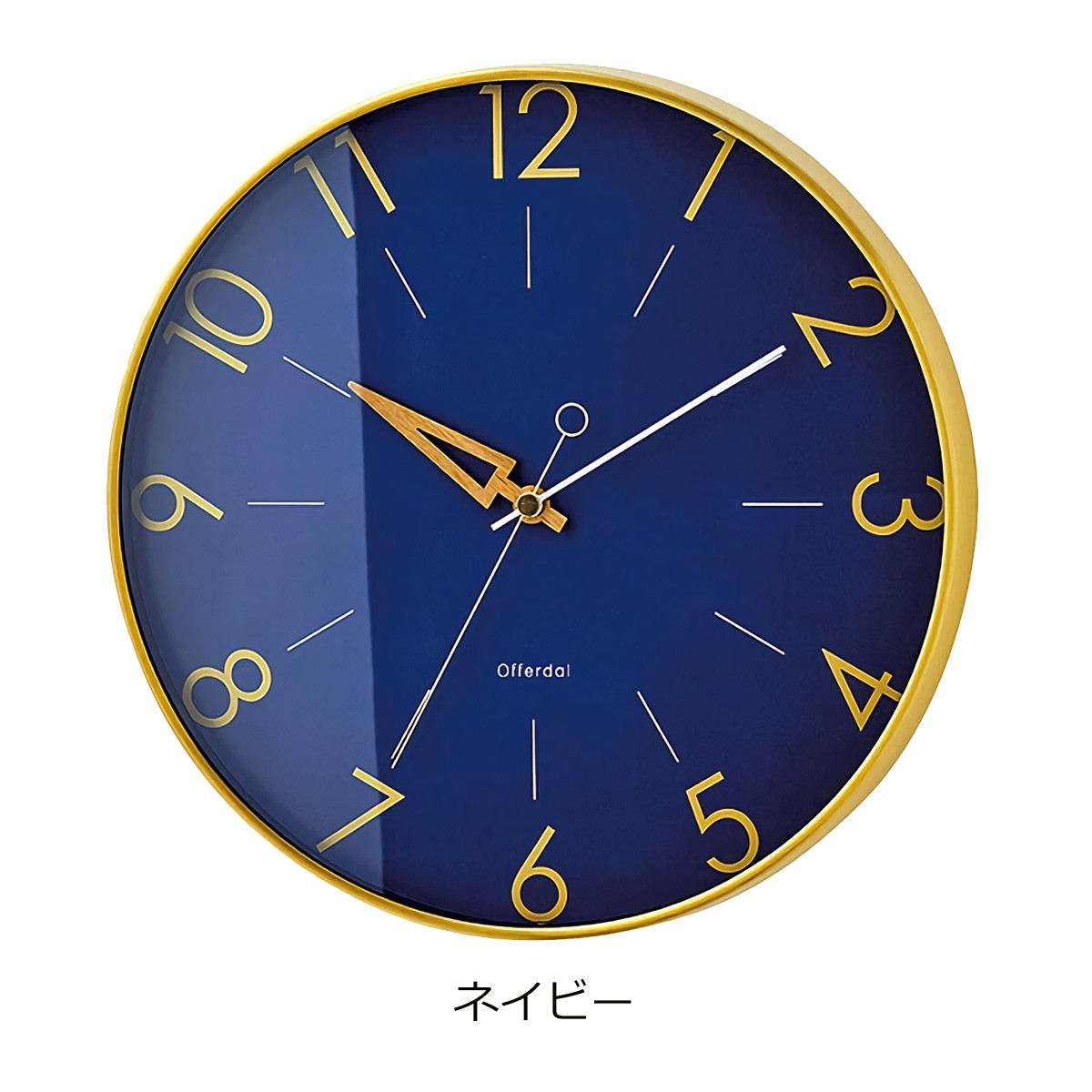 INTERFORM（インターフォルム） 壁掛け時計 電波 おしゃれ 電波時計