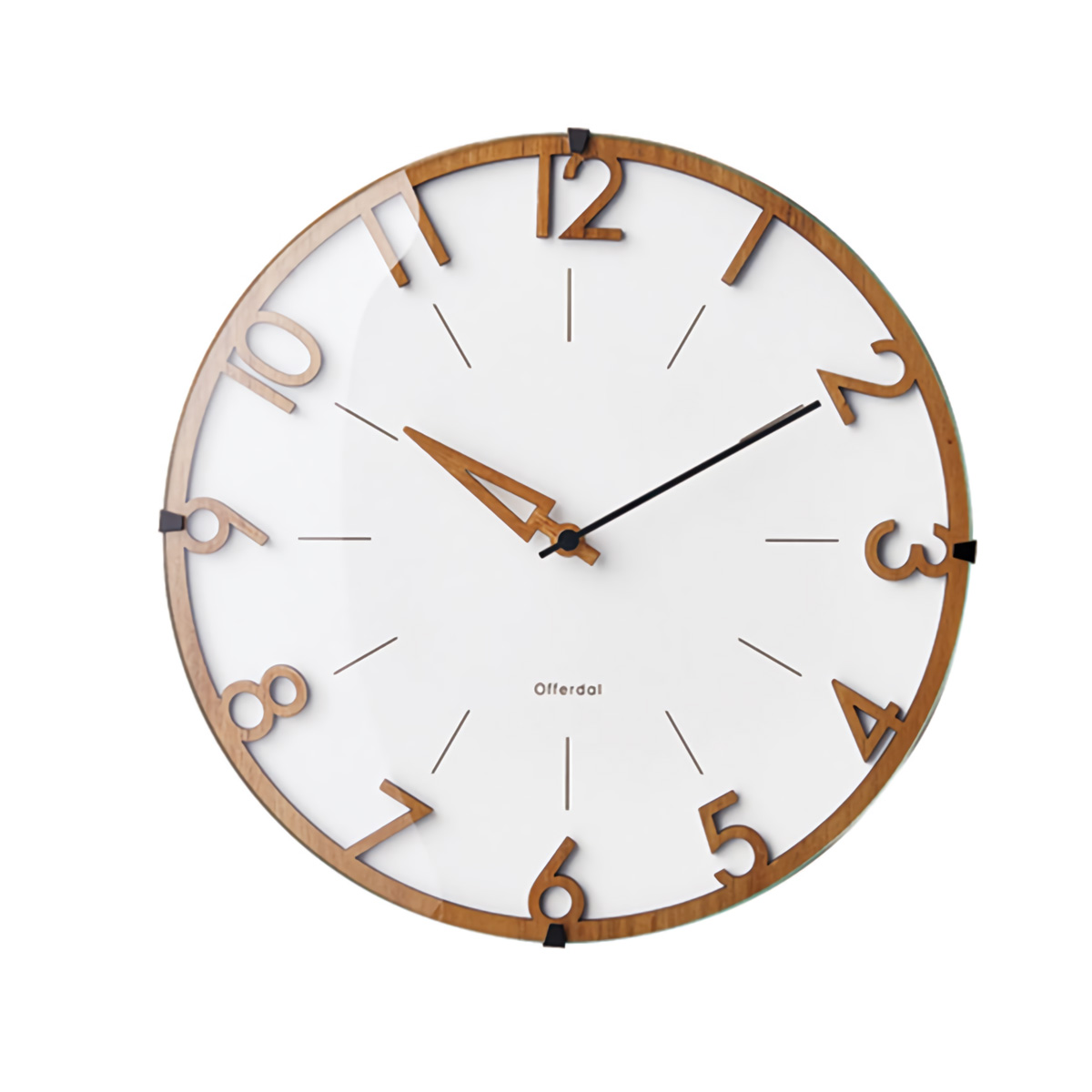 INTERFORM（インターフォルム） 壁掛け時計 電波 おしゃれ 電波時計