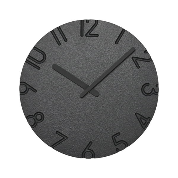 掛け時計 おしゃれ 壁掛け時計 北欧 24cm CARVED COLORED カーヴド カラード N...